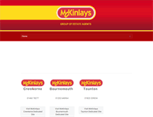 Tablet Screenshot of mckinlays.co.uk